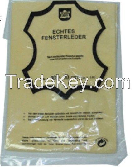 Genuine Chamois Leather(40X60CM) for auto cleaning & LT-10