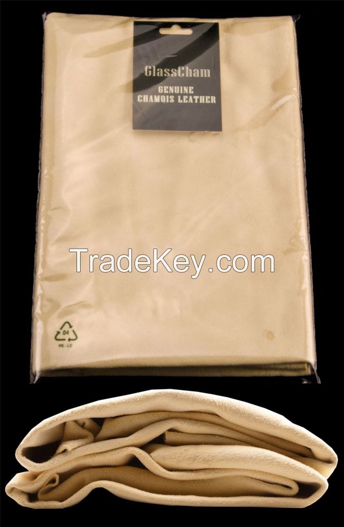 Big Size Genuine Chamois Leather(50X70CM) for auto cleaning & LT-12