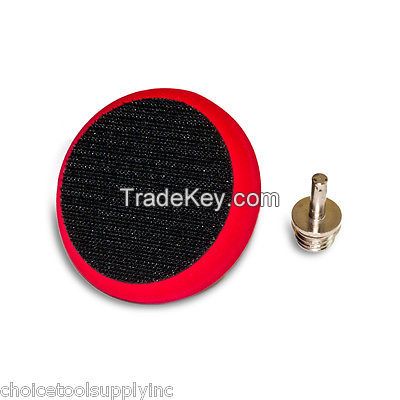 3" Buffing & Polishing Pad Kit - Foam & Wool Pads - Velcro Back