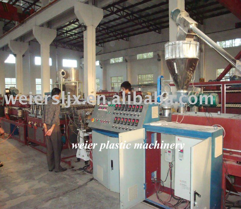 wood-plastic plate extrusion line