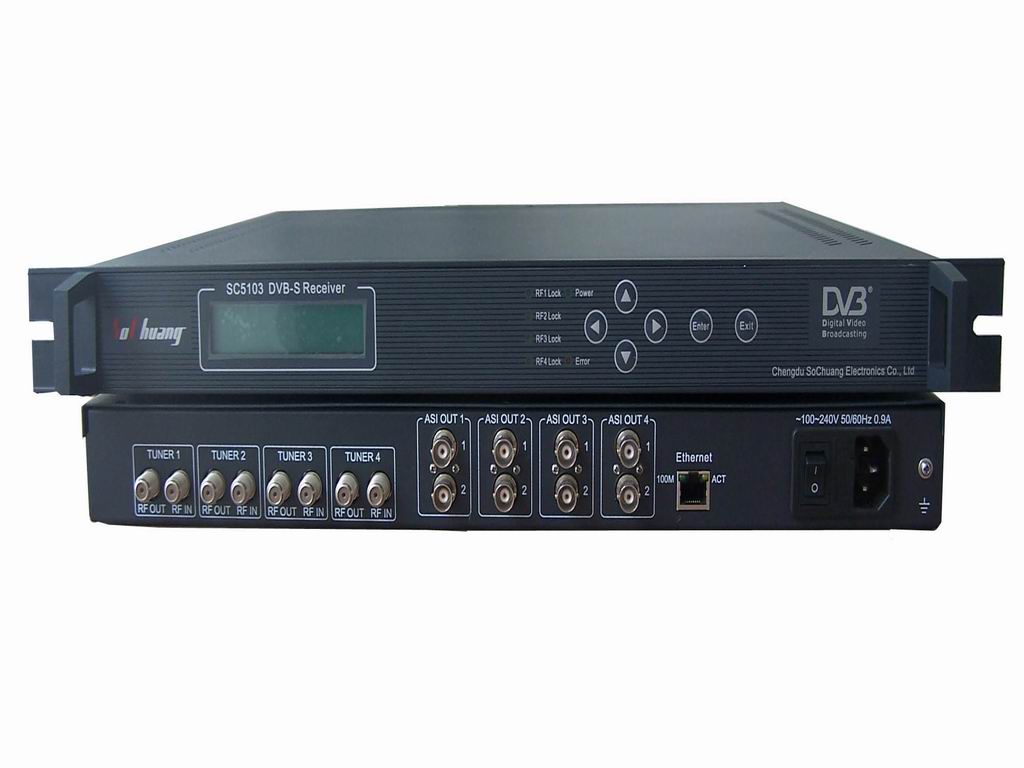 7 in 1 Satellite Receiver, DVB-S Headend Equipment