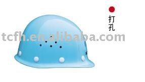 Punching hole of Safety Helmet