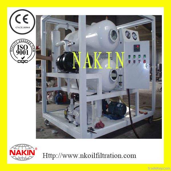 high efficient Vacuum Transformer Oil Purifier, Oil Filtration Machine