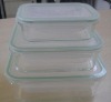 pyrex glass food container