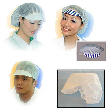 Non-Woven Bouffant Cap with peak