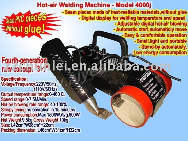 PVC Hot air welding machine