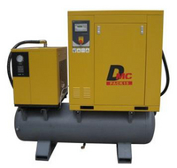 3-IN-1 Screw Compressor with Dryer On Tank