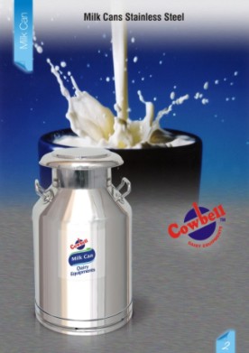 Stainless steel & Aluminium Milk Cans