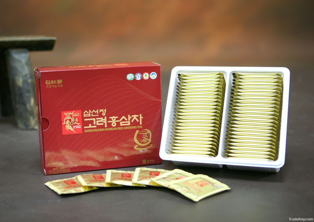Korean red ginseng tea