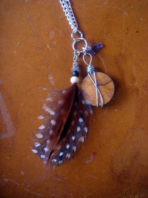 Feather Charm Necklace