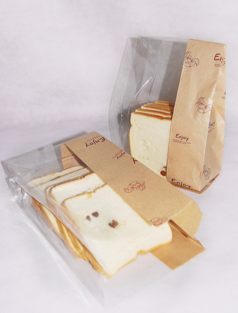 food grade Kraft paper bag for bread/baguette/snack