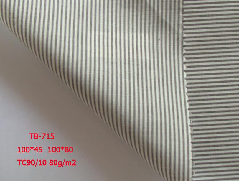 T/C90/10 100X45 100x80 150cm 85gsm yarn dyed stripes