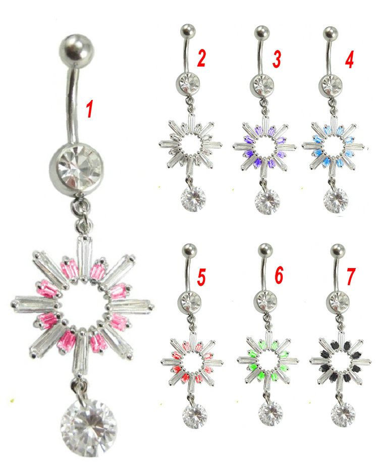 belly botton ring ,body  piercing jewelry  0001