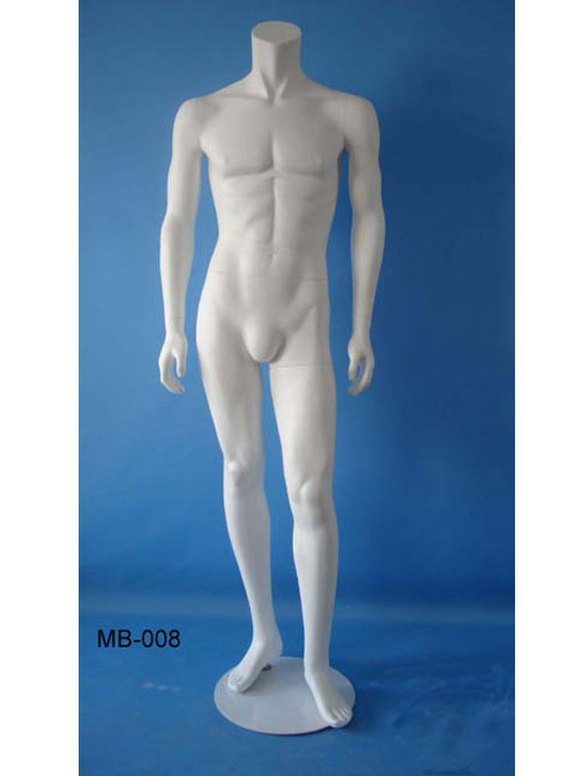 Headless male mannequin