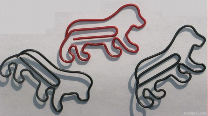 Zoo shaped paper clips