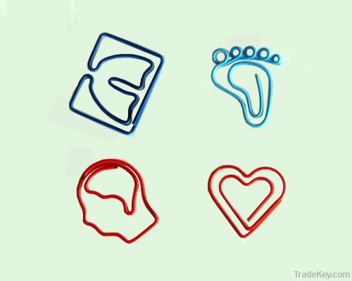 Body Parts shaped paper clips