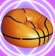 PVC inflatable basketball  sofa