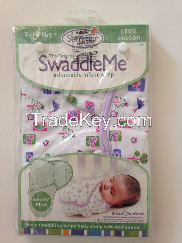 100% Organic Cotton Summer newborn swaddleme baby parisarc baby swaddle wrap blanket