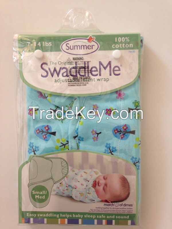 100% Organic Cotton Summer newborn swaddleme baby parisarc baby swaddle wrap blanket