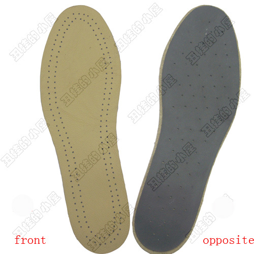 genuine leather insole