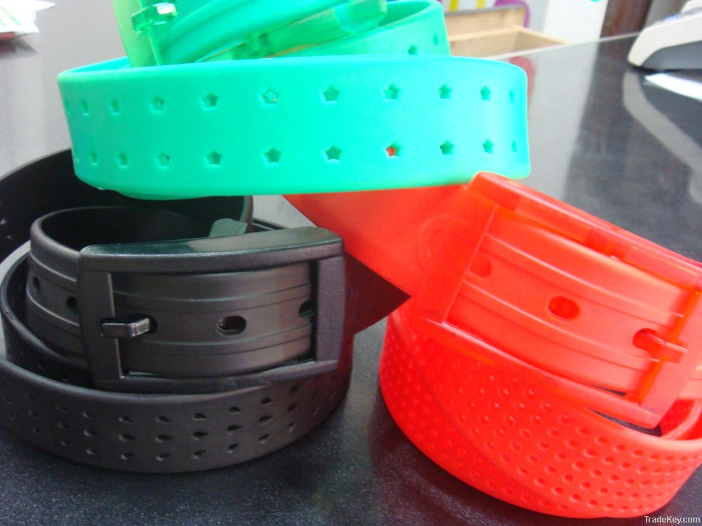 fragrance belt, plastic belt, silione colorful belt