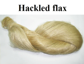 FLAX , SCUTCHED FLAX, Hackled flax, Hackled  tow , FLAX dolls