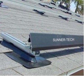 Solar slanted-roof mounting system