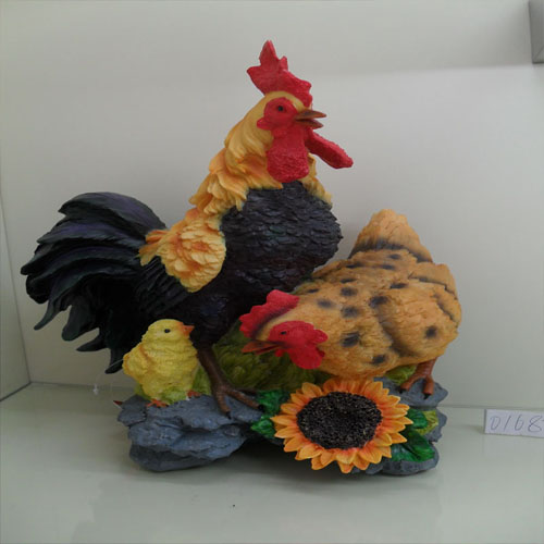 rooster decoration resin crafts