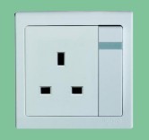 British Standard 13A switched socket