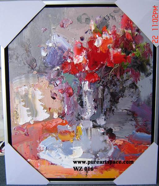 wholesale floral oil paintings, flower oil paintings directly factory