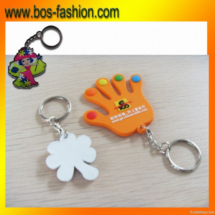 pvc key chain, silicone key chain, promotiong gift, new design