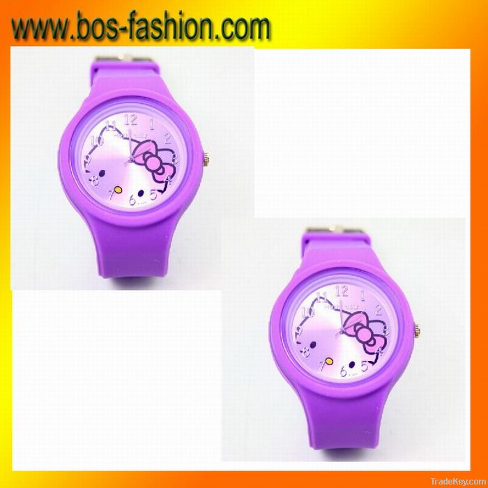 kids promotion silicone watch fashion watch catoon watch printing watc