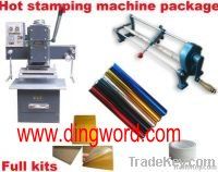 Professional hot foil stamping machine full package