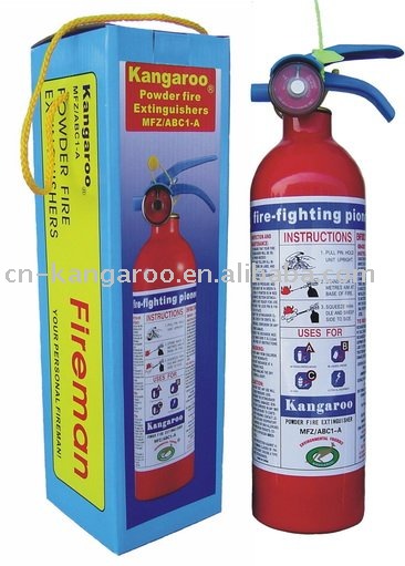 Portable ABC dry chemical fire extinguisher