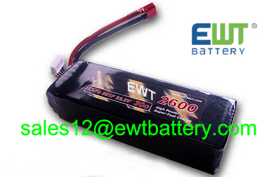 Sell 22.2V 2600mAh Li-polymer battery