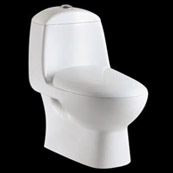 Ceramic one-piece toilet with CE certificate