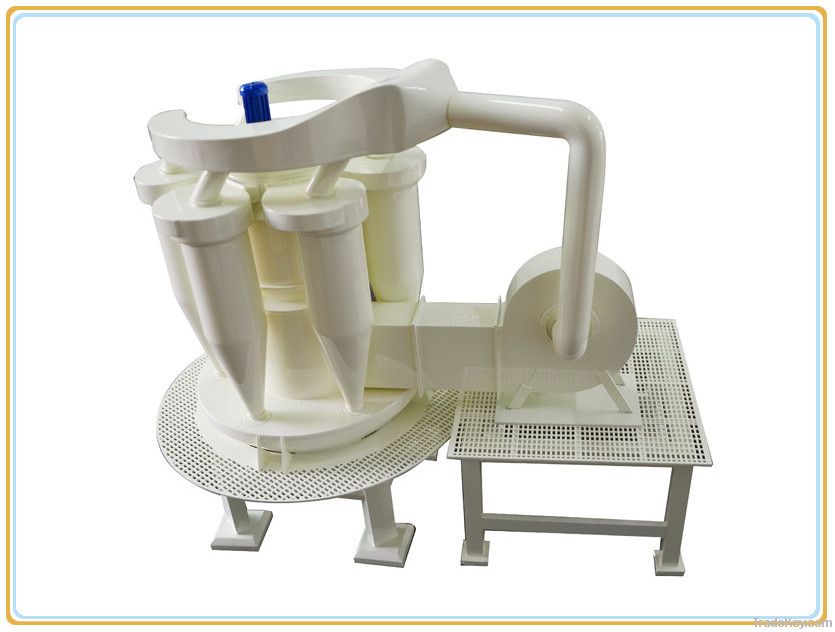 favorable and practical powder concentrator with high output