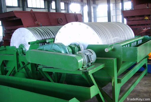 magnetic separator for dry separation