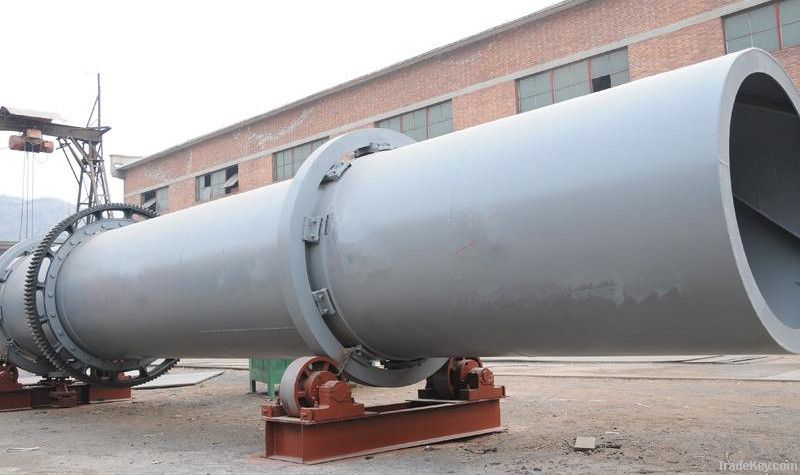 Rotary drum dryer for coal mill