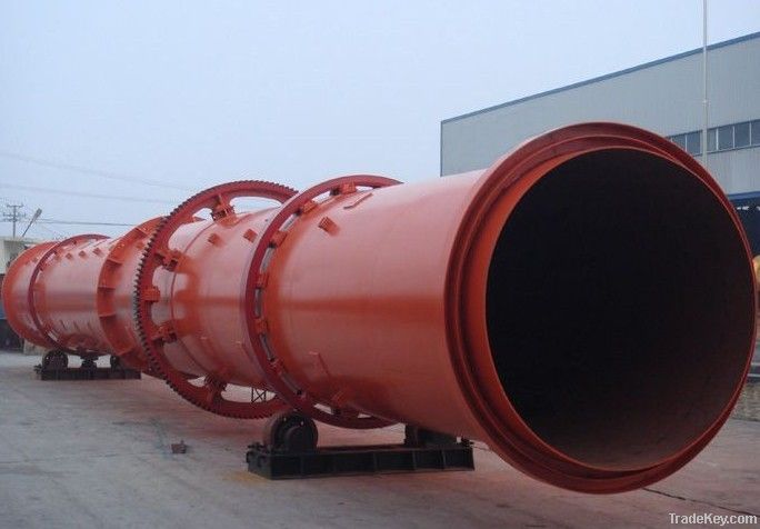 Rotary drum dryer for coal mill