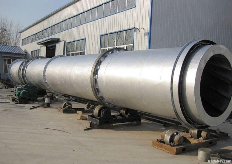 Rotary drum dryer for coal mill