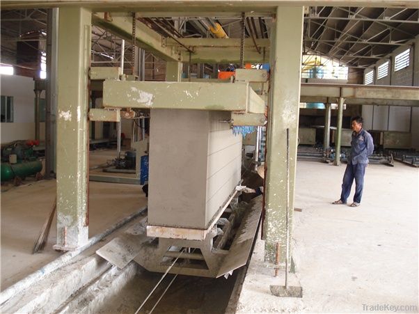 Sand / flyash AAC block production line aac block machine