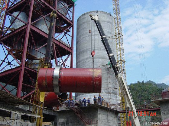 complete sets of cement rotary kiln / support roller for rotary kiln