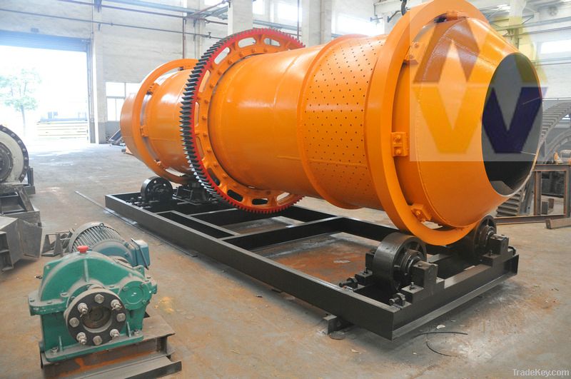 rotary dryer for drying slurry