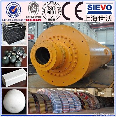 silver ball mill / 1200x2400 ball mill / energy saving ball mill manuf