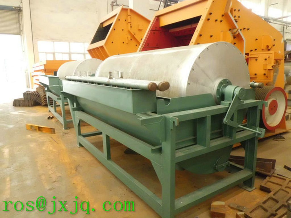 magnetic material separators / wet type magnetic drum separator / magnetic separator for processing wet iron ore