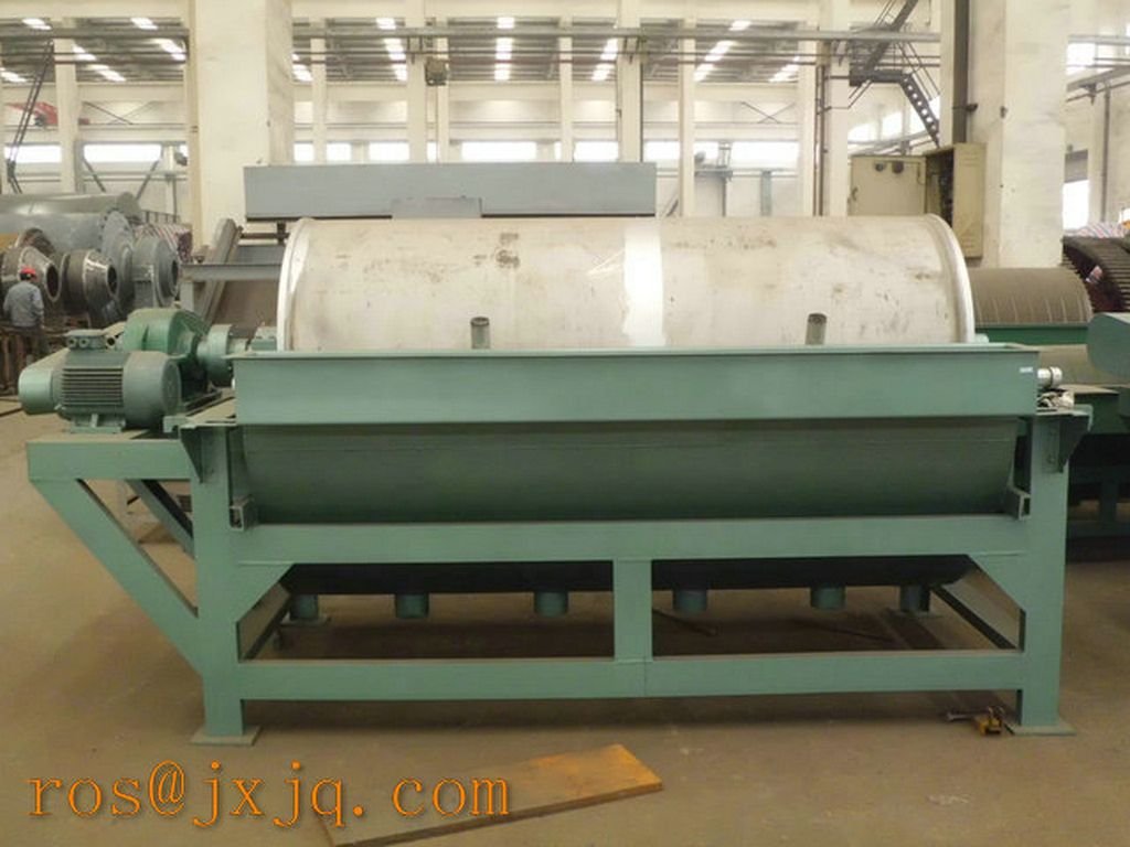 iron ore magnetic roller separator / slag magnetic separator / magnetite wet magnetic separator