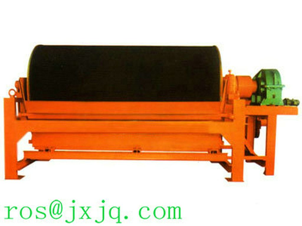 magnetic material separators / wet type magnetic drum separator / magnetic separator for processing wet iron ore