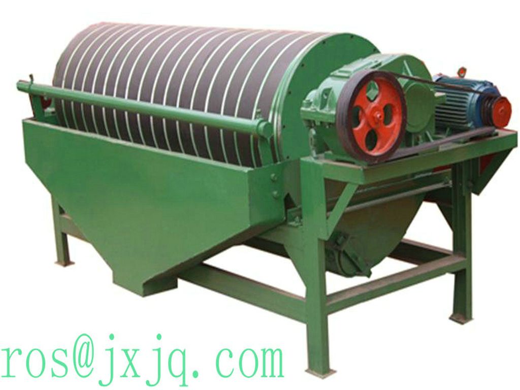 magnetic iron powder separation equipments / magnetic separator for processing / wet iron ore magnetic separator for tramp iron removal