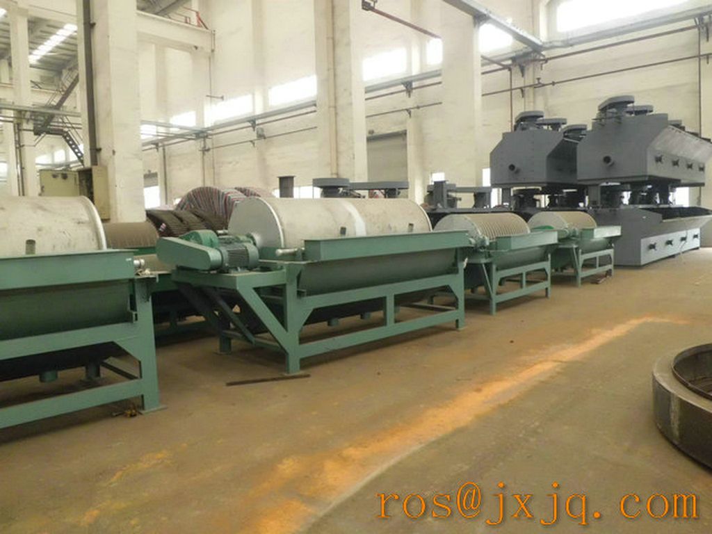 low intensity magnetic separator / wet and dry magnetic separator / magnetic separator process	